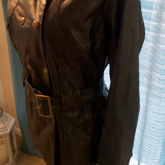 Paper Denim and Cloth Trendy Faux Leather Jacket - Picture 7 of 8